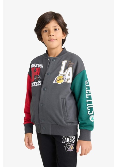Defacto Erkek Çocuk Nba Current Teams Kolej Yaka Sırt Baskılı Bomber Ceket E8845a825auar31 Antrasit Defacto Erkek Çocuk Nba Current Teams Kolej Yaka Sırt Baskılı Bomber Ceket E8845a825auar31 Antrasit