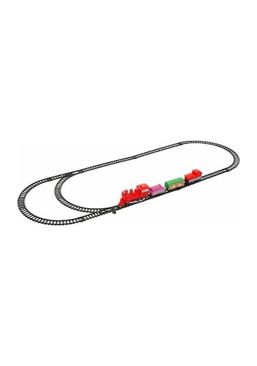 Tren Oyuncak Mini Express Eğitici - Tren Seti - Makaslı Tren Seti