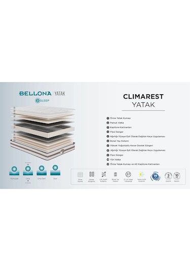 Bellona Climarest Yatak 160 x 200