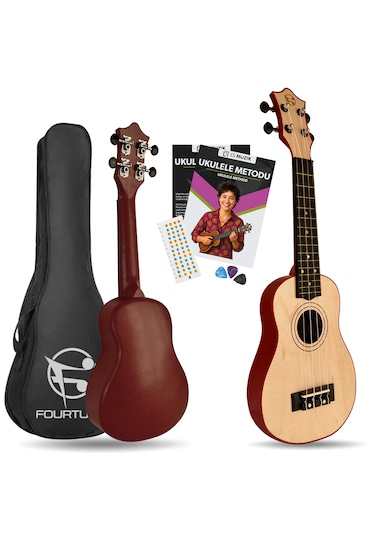 Fourtune Loki Sp-21nt Soprano Naturel Ukulele Seti Başlangıç Seviye Diğer