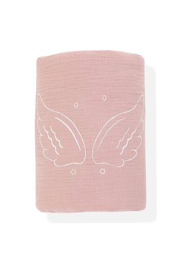 Wellgro Müslin Bebek Battaniyesi Pembe