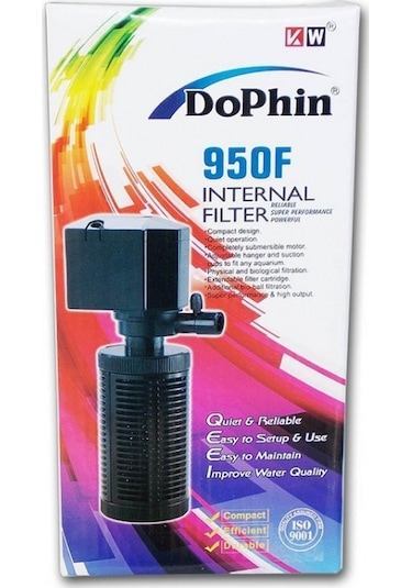 Dophin 950F Akvaryum İç Filtre 480 Lt/H 7 Watt