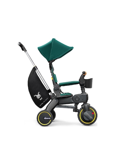 Doona Liki Trike Tek Parça Katlanır 3 Tekerlekli Bebek Bisikleti S5 Yeşil
