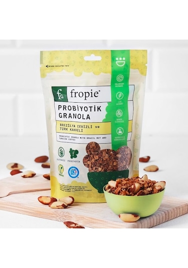 Fropie Probiyotik Granola - Brezilya Cevizi & Kahve 200 G