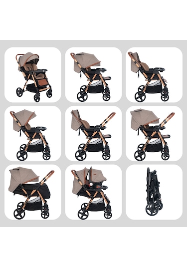 Joell Trendy Çift Yönlü Bebek Arabası