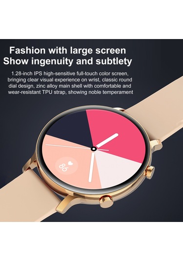 Yaozixa 1.28" Ips67 Ekranlı Su Geçirmez Akıllı Saat (İthalatçı Garantili)