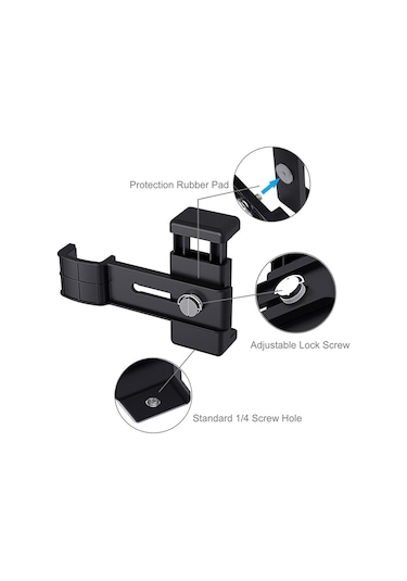 Konesam Osmo Pocket Telefon Tutucu İle Elden Folding Tripod Seti - Fotoğraf/videoya Kolay Erişim, Djı Uyumlu