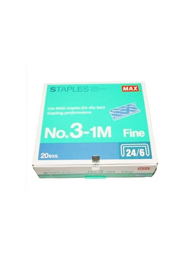 Max No 3-1m 24/6 Zımba Teli - 20'li Paket