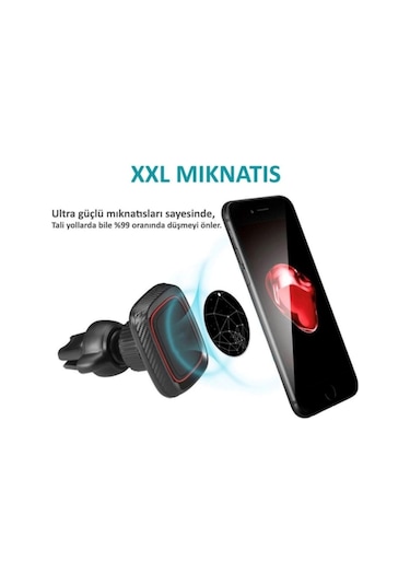 Araç Telefon Tutucu Araç Içi Manyetik Mıknatıslı Telefon Tutucu