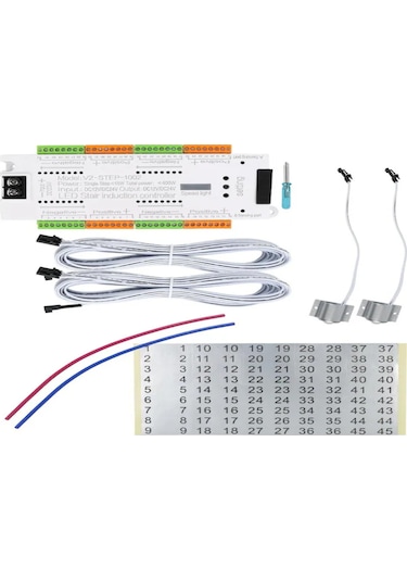 Yifomall 32 Adım Akıllı Merdiven Sensörü, Otomatik Açma/kapatma, Akışlı Led Işık Kontrolörü, Dc 12-24v, Engellere Duyarlı, Ev/mağaza Kullanıma Uygun Diğer