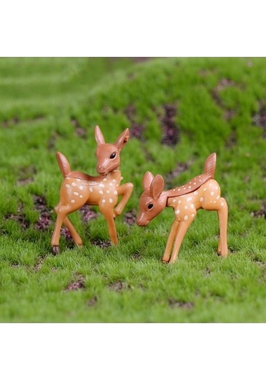 Lijinxu Bahçe Heykel Dekor Yapay Geyik Heykeli Hayvan Reçine El