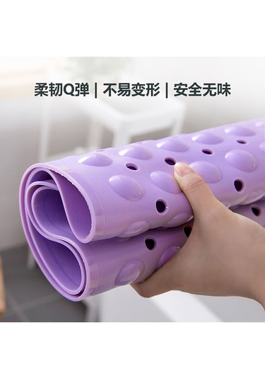 Suofeng Banyo Kayma Engeli Matı 35x70 Cm Pembe - Duşakabin Banyo Tuvalet Yatakçıklı Mat - Konforlu Ve Dayanıklı Ev Otel Kullanıma Uygun Açık Mavi