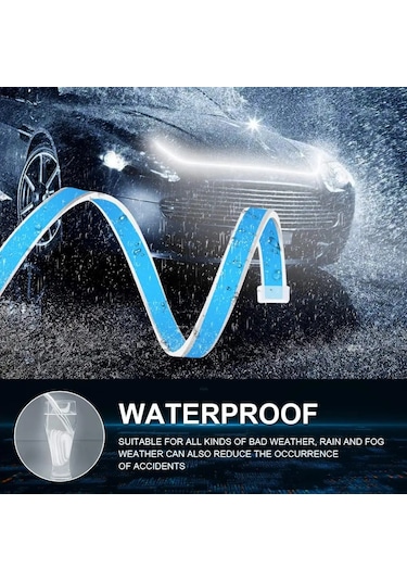 Rover 400 Kaput Ledi, Gündüz Ledi, Silikon 150cm Mavi