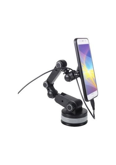 Joyhub Zp-x0188 Araba 360 Derece Dönen Teleskopik Katlanır Mıknatıs Vantuz Cep Telefonu Tutucu Siyah Yok Vantuzlu