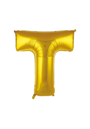Folyo Harf Balon Gold Renk 40 İnc 100 Cm Helyum Uyumlu T