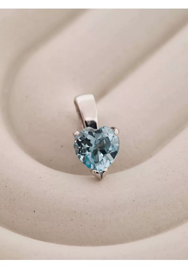 Uvelirnye Tradicii Doğal Topazlı 925 Ayar Gümüş Kolye Sky 153607927