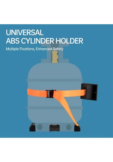 Dashanshop Ağır Hizmet Tank Bağlama Kelepçesi 1set Ayarlanabilir Sağlam Sabitleme Rv Tekne Kamyon