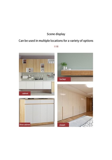 Ulzyvf Siyah Rebounder Mobilya Kapı Kapı Kapatıcı Gardırop Dolap Zl