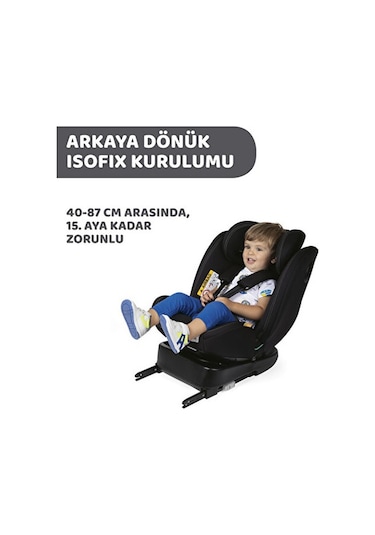 Unıco Evo I-sıze Oto Koltuğu Black