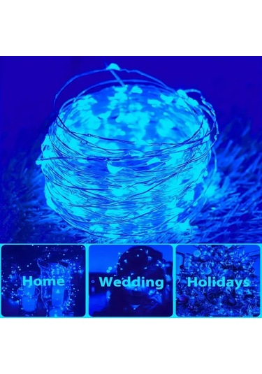 Gateesat 2li Usb Kontrollü 8 Mod 100 Led Gümüş Işık Şeridi Seti İç Ve Dış Mekan