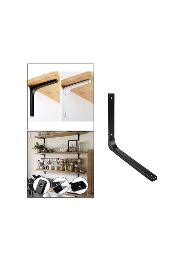 Suntek Magideal  Ağır Hizmet Tipi Raf Aparatı Duvar Siyah-16-inç Siyah