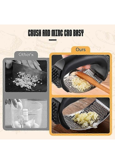 Paslanmaz Çelik Sarımsak Ezici Salıncak, 2024 Yükseltilmiş Sarıms Çok Renkli