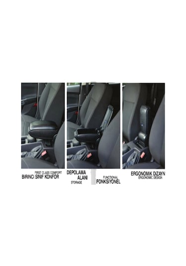 Ford Fiesta Kol Dayama Kolçak Vidasız 2009-2019 Niken