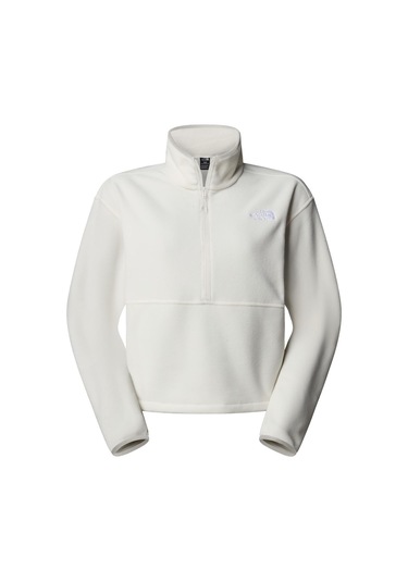 The North Face Kadın Glacıer Fleece 1/2 Zıp Shortceket Nf0a8d2cqlı1 Beyaz