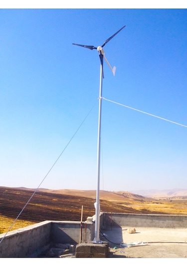 Rüzgar Türbin Montaj Direği 6 Metre