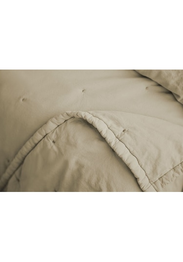 Chilichia Yıkanmış %100 Pamuk Poplin Yatak Örtüsü 180 260cm.