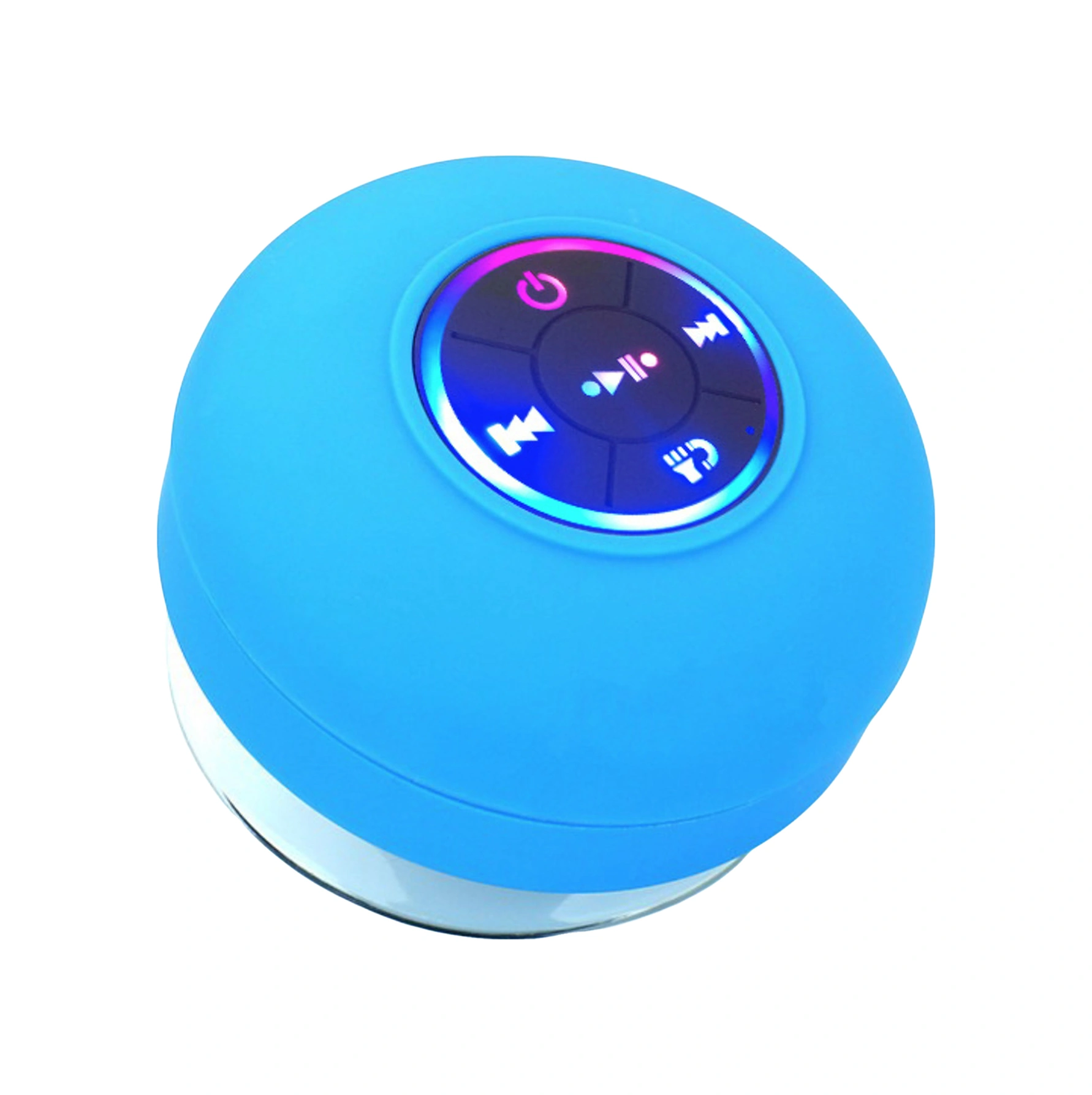 Youtek Banyo İçin Ipx4 Su Geçirmez Led Işıklı Mıknatıslı Hoparlör - Bt 5.0, Kolaysız Arama, Tf Kart Desteği Beyaz/sarı/mavi/siyah/yeşil/pembe