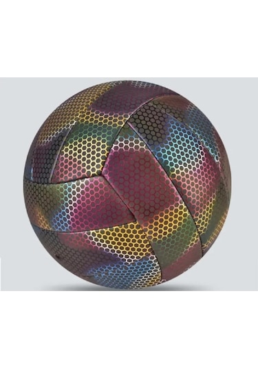 Kapris Fosfor Desenli Dikişli Voleybol Topu Vb307 Çok Renkli