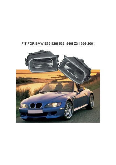 Geeroyoo Bmw E39 5 Serisi 1997-2000 528i 540i Z3 Sol Sis Farı, Kolay Montaj, Dayanıklı Malzeme