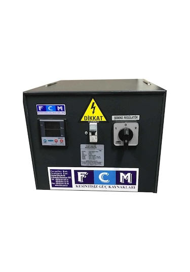 Fcm 5 KVA Rolesiz Voltaj Regülatörü