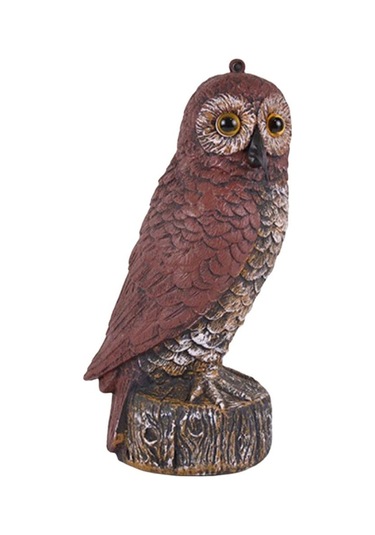 Homyl Sahte Baykuş Korkuluk Heykeli Yard Için Kuşları F