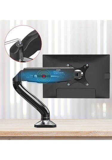 Kaloc Ds90 17"-32" Amortisörlü Monitör Masa Tutucu Kol Stand