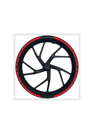 Motosiklet Mor Reflektörlü Jant 17 Inc Jant İçindir Çok Renkli