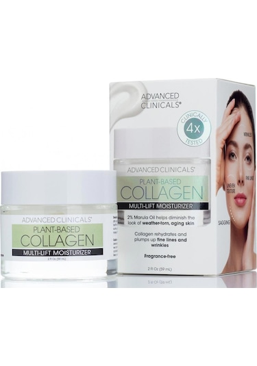 Advanced Clinicals Bitki Bazlı Kolajen Yüz Kremi 59 ML