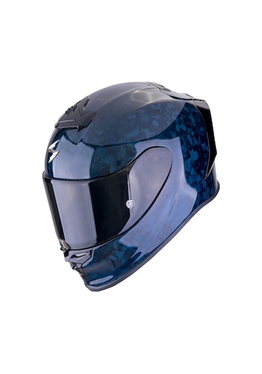 Scorpion Exo R1 Evo Onyx Carbon Air Spor Motosiklet Kaskı Mavi