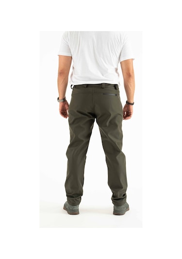 Longberg Kışlık Içi Polarlı Su Ve Rüzgar Geçirmez Softshell Pantolon Haki Prs-1779 Haki