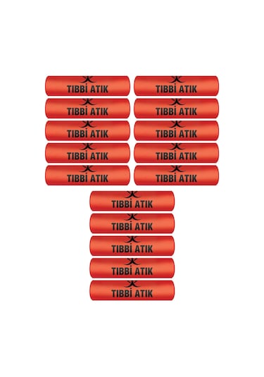 Atık Torbası Orta Boy 55 x 60 CM 300 G 10'lu Rulo x 15 Paket
