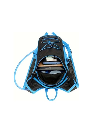 Xuweiwei Siyah Hafif Nefes Alabilir Outdoor Sırt Çantası Koşu Dağ Yürüyüşü İçin Siyah