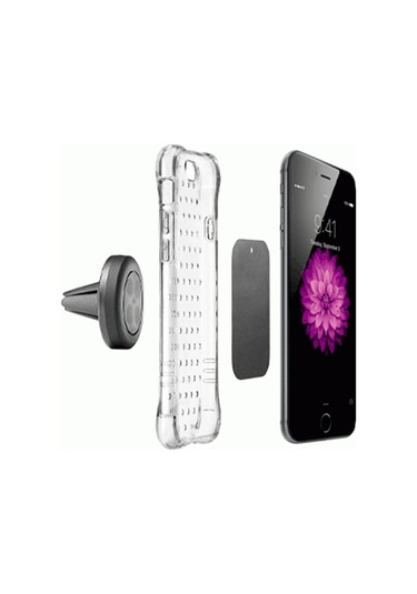 Biyomak Araç Oto Klima Mandallı Mıknatıslı Telefon Tutucu Beyaz