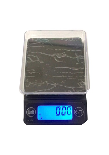 Yüksek Hassasiyetli Teraziler Mini Cep Mücevher Terazisi 200g/0.01g Siyah