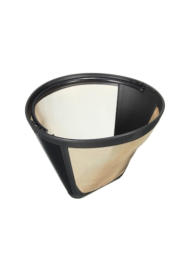 1pc Kalıcı Yeniden Kullanılabilir 4 Koni Şekli Kahve Filtresi Örgü Sepeti Paslanmaz Yeni