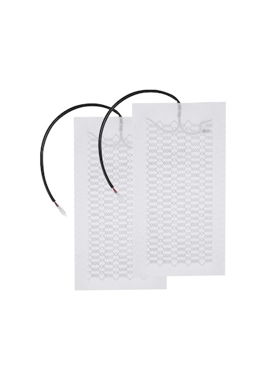 Besthome1 12v Karbon Fiber Araç Koltuk Isıtıcı Yastığı - 2'li Paket, Ayarlanabilir Sıcaklık, Kesilebilir Tasarım, Konforlu Yalı