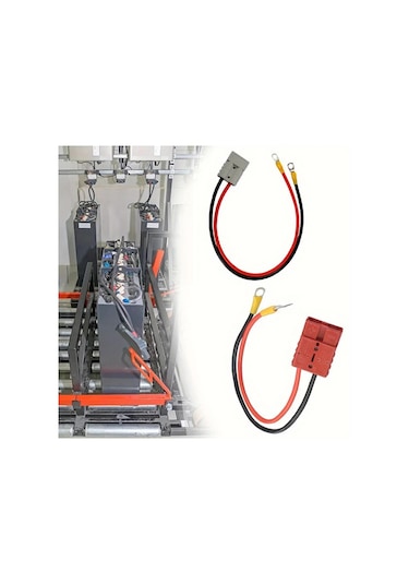 Dashanshop 2 Adet Kırmızı Gri Hızlı Bağlantılı Uzatma Kablolu Araç Şarj İstasyonu