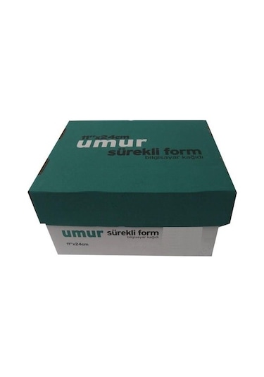 Umur Sürekli Form 11x24 CM 3/N 3 Nüsha 5.5 Perfore 500'lü
