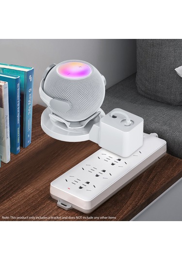Youmex Homepod Mini Duvar Tutucu, Akıllı Ev Hoparlör Aksesuarı, Elektrik Kablosu Yönetimi, Boşluk Tasarrufu, Abs Malzeme, Beyaz Renk