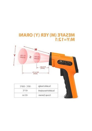 Fastbuy Thermopro Tp30 Kızılötesi Katı-sıvı Sıcaklık Ölçer - Endüstriyel Kullanım